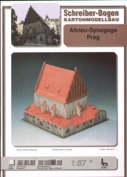 Altneu Synagoge in Prag 1:87 (H0) deutsche Bauanleitung