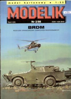 Aufklärungs-Panzerwagen BRDM poln. Volksarmee (1960er) 1:25 Originalausgabe, ANGEBOT