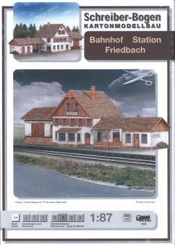 Bahnhof Friedbach 1:87 (H0) deutsche Anleitung