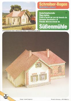 Bedarfshaltestelle Süßenmühle 1:87 (H0) deutsche Anleitung