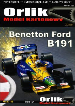 Formel-1-Rennwagen Benetton Ford B191 (Michael Schumacher / Roberto Moreno oder Nelson Piquet) 1:24 präzise