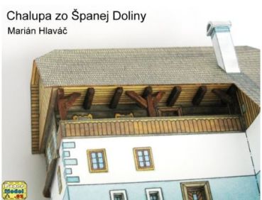 Bergwerksgebäude aus Spania Dolina (deutsch: Herrengrund) in Mittelslowakei 1:150