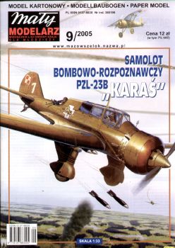 Bomben- und Aufklärungsflugzeug PZL P-23B Karas (1939) 1:33