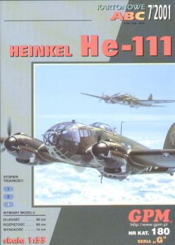 Bombenflugzeug Heinkel He-111 H6 1:33 übersetzt