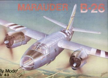 Bombenflugzeug Martin B-26 Marauder 1:33 übersetzt