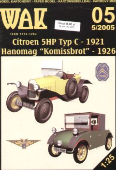 Citroen 5HP Typ C (1921) + Hanomag "Komissbrot" (1926) 1:25
