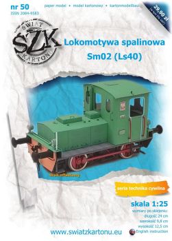 Diesel-Rangierlokomotive Sm02 (Ls40) polnischer PKP 1:25