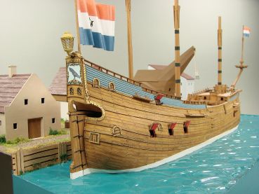 Diorama Quay-Port Amsterdam (1627) 1:96