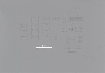 Lasercut- Reling - Detail -Set für MV.EENDRACHT, Scaldis, 1:250