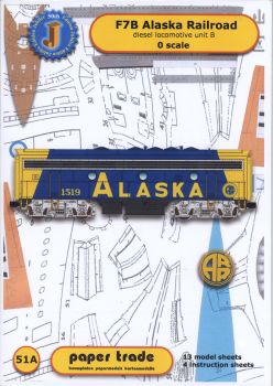 Diesellokomotive F7B Alaska Railroad, 1:48