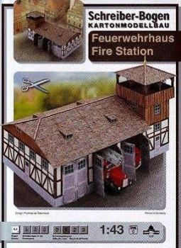 Feuerwehrhaus 1:43 (0) deutsche Anleitung