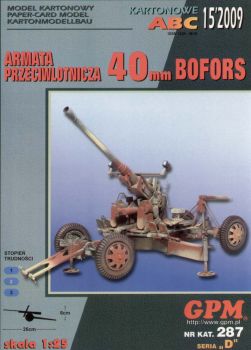Flakgeschütz 40mm-Bofors Model 36    1:25