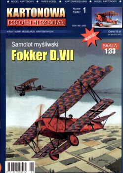 Fokker D.VII vom Ernst Udet (Jasta 4, 1918) 1:33 übersetzt, ANGEBOT