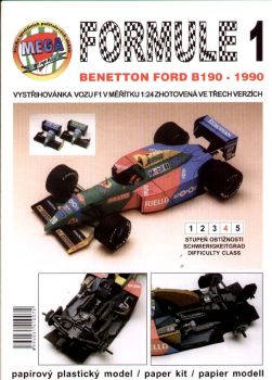 Ford Benetton B190 Formel 1 - 1990 1:24
