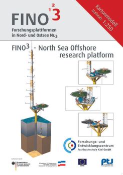 Forschungsplattformen in Nord- und Ostsee Nr.3 (North Sea offshore research platform FINO³) 1:250 deutsche Anleitung