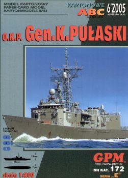 Fregatte ORP Gen.K.Pulaski (2000), ex. USS Clark 1:200 ANGEBOT