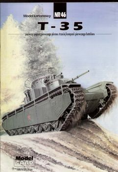 Fünf-Turm-Panzer T-35 mit Rund-Funkantenne (1934-37) 1:25