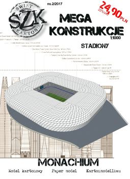 Fußballstadion der FC Bayern München AG „Allianz Arena„ 1:100