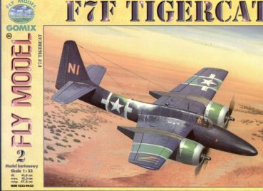 Grumman F7F-3P Tigercat 1:33 (4. Auflage FlyModel) übersetzt, ANGEBOT