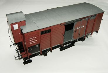 Güterwagen der Verbandsbauart G-10 mit Bremserhaus (1911) 1:25