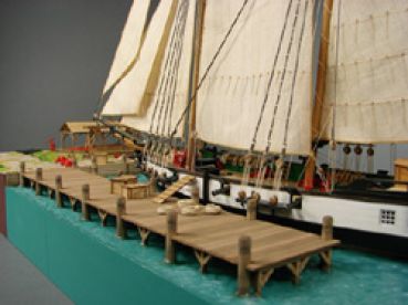 Hafen/Werft/Kai in Baltimore (1780) 1:72 (Diorama für Berbice)