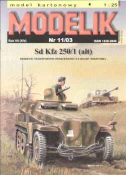 Halbketten-Transporter Sd.Kfz.250/1 (alt) Kursk 1943 1:25 Offsetdruck