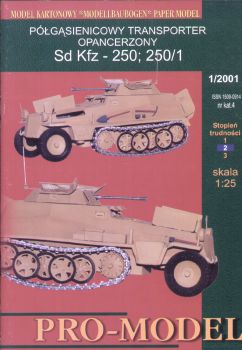 Halbketten-Transporter Sd.Kfz.250 optional 250/1  1:25
