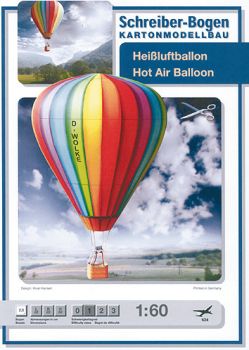 Heißluftballon D-WOLKE 1:60 deutsche Anleitung