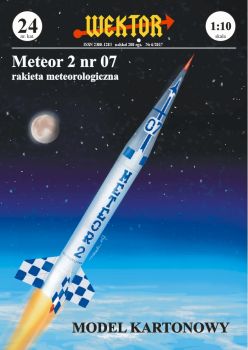 Höhenforschungsrakete Meteor 2 (Nr. 07) 1:10 einfach