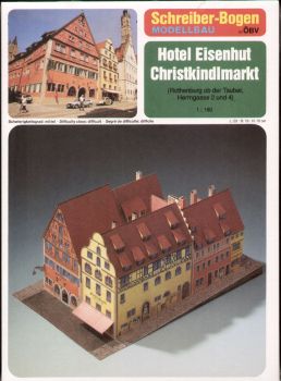 Hotel Eisenhut, Christkindlmarkt Rothenburg ob der Tauber 1:160 (N) deutsche Anleitung
