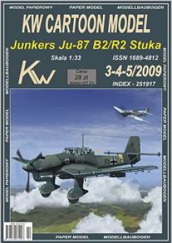 Junkers Ju-87 Stuka B2 optional R2 1:33 übersetzt, extrem!