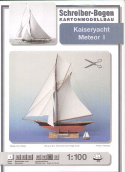 Kaiseryacht Meteor I (1891) 1:100 deutsche Anleitung