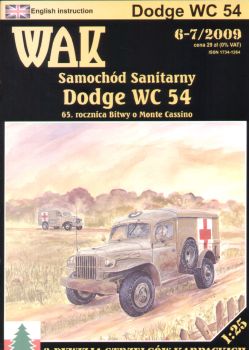 Kranken- und Sanitätswagen Dodge WC 54 (T215) 1:25 extrem!