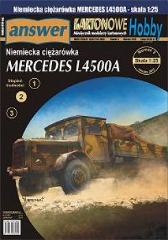 Lastkraftwagen Mercedes L 4500 A (Einheitskabine) 1:25