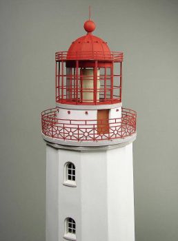 Leuchtturm „Dornbusch“ (1888) 1:72 LC-Komplett-Kartonmodellbausatz, ANGEBOT