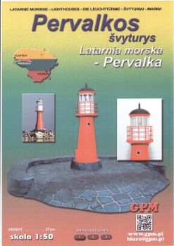 Leuchtturm Pervalka/Pervelk/Pferdehaken am Kurischen Haff/Litauen 1:50 inkl. LC-Satz