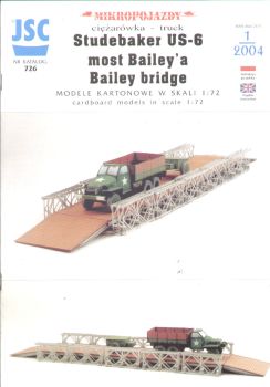 Lkw Studebacker US-6 U3 6x6 & Bailey Bridge 1:72