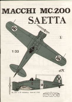 Macchi MC.200 Saetta (Griechenland, 1942) 1:33