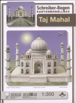 Mausoleum (Grabgebäude) Taj Mahal in Agra / Indien (1644 – 1654) 1:300 deutsche Anleitung (760)