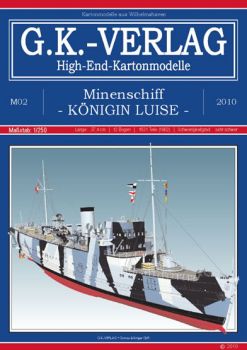 Minensuchboot Königin Luise (Frühjahr 1941) 1:250 deutsche Anleitung, extrem²