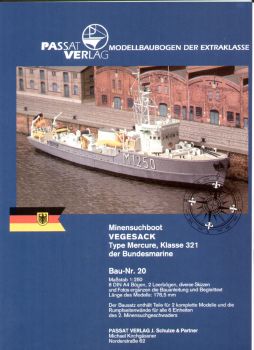 Minensuchboot VEGESACK (Type Mercury, Klasse 321) 1:250
