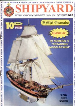 Mörser-Ketsch HMS Granado (1742) 1:96  Originalausgabe