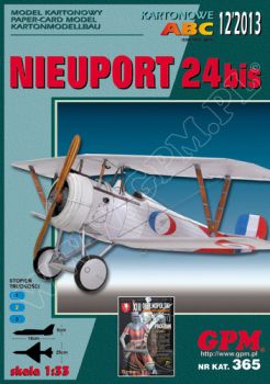 Nieuport 24bis (501th Escadrille der Aeronautique Militaire)1:33