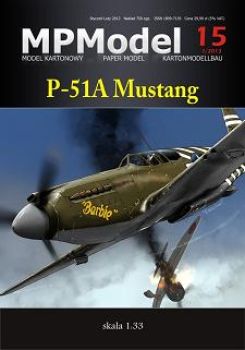 North American P-51A Mustang "Barbie" der USAAF 1:33