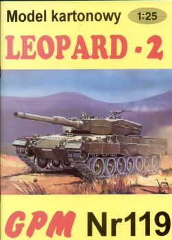 Panzer Leopard-2 der ersten Baureihe der Bundeswehr 1:25