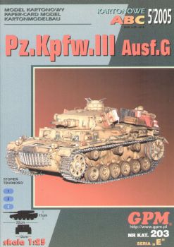 Panzer Pz.Kpfw.III Ausf.G (Afrika Korps, 1941) 1:25 übersetzt,  ANGEBOT