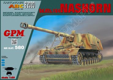 Panzerjäger „Nashorn“ (Sd.Kfz. 164) 1:25  GPM 580
