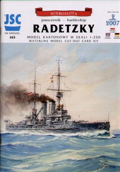 Panzerschiff SMS Radetzky (1914) 1:250  übersetzt!