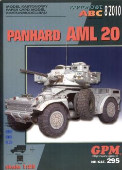 Panzerwagen PANHARD AML 20 (UN-Fahrzeug) 1:25 extrem