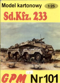 Panzerwagen Sd.Kfz.233 mit 7,5cm-Geschütz KwK 37 L/24 1:25